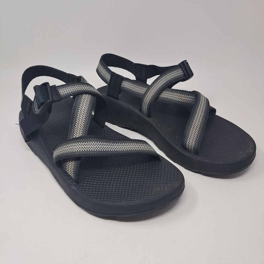 Chaco Z1 Classic Sandals Mens 13 Black Gray Strap Open Toe Sport Water Shoes